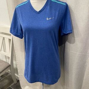 Nike Women's Short Sleeve Blue Tee